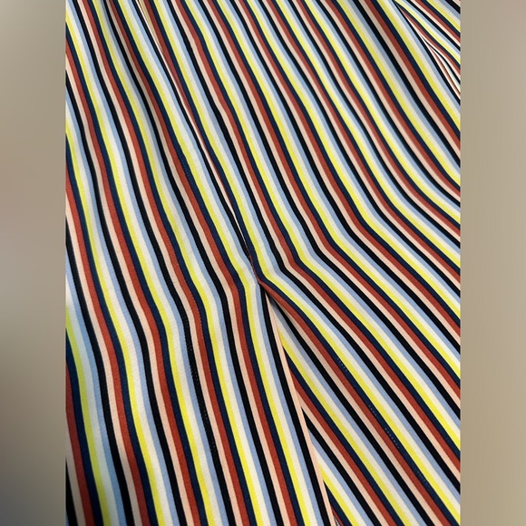 Vintage DVF Diane Von Furstenberg Retro Mod Rainbow Strior Sheath Dress MIDI 8 - Picture 7 of 11
